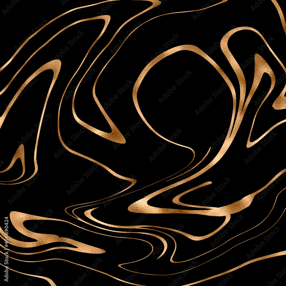 liquid marble black and gold marble background. Gold lines, marble golden veins. Illustration liquid marble black and gold marble background. Gold lines, marble golden veins. Illustration