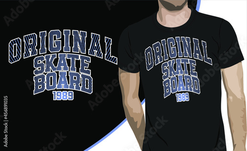 t shirt design original skateboard