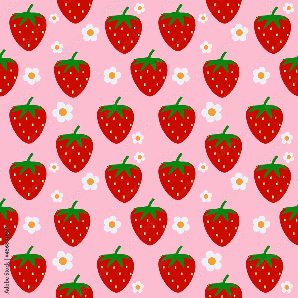 seamless pattern with stawberries.Strawberry background image. seamless pattern with stawberries.Strawberry background image.