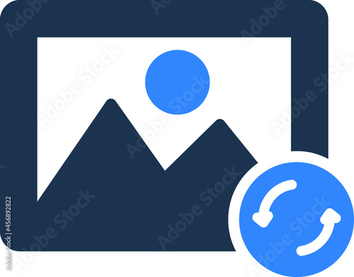 Gallery restore Isolated Vector icon which can easily modify or edit

