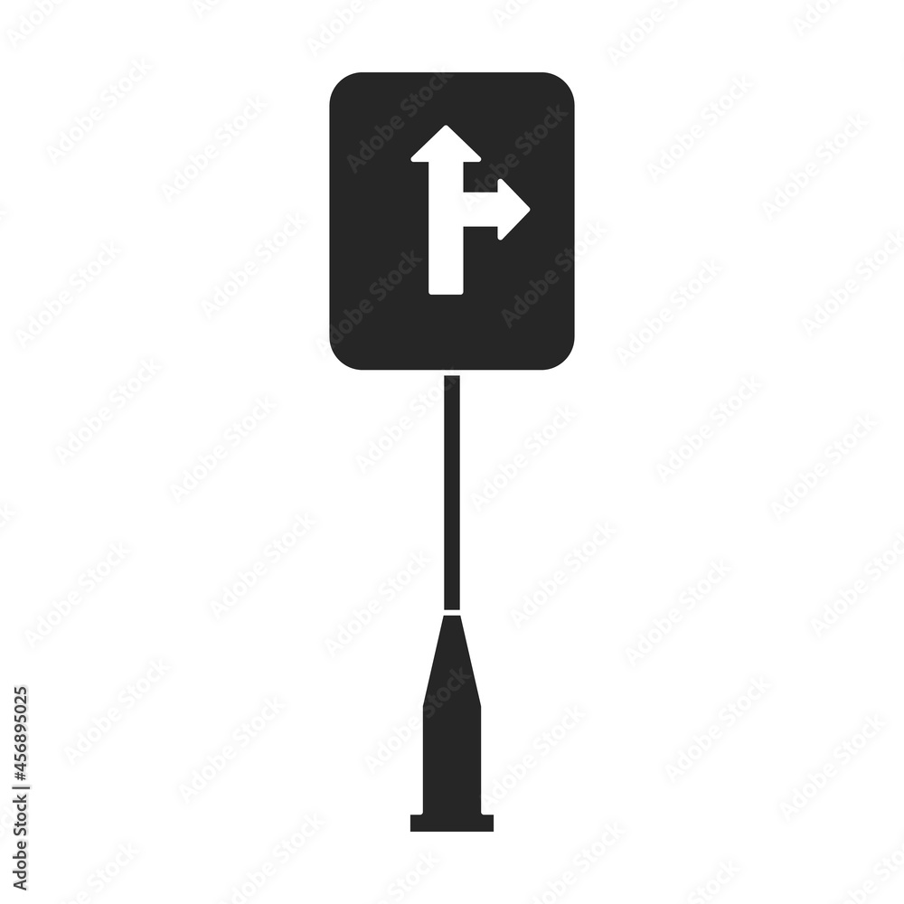 Road sign vector icon.Black vector icon road sign isolated on white background . Road sign vector icon.Black vector icon road sign isolated on white background .