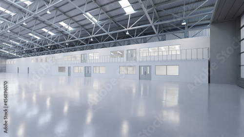 Airplane Hangar Interior 8b