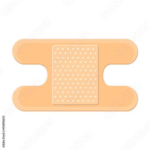 Bandage vector cartoon icon. Vector illustration bandage on white background. Isolated cartoon illustration icon of band .