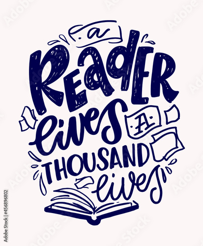 Cute motivation hand drawn doodle lettering quote about life. Lettering template art for poster, banner, web, t-shirt design.