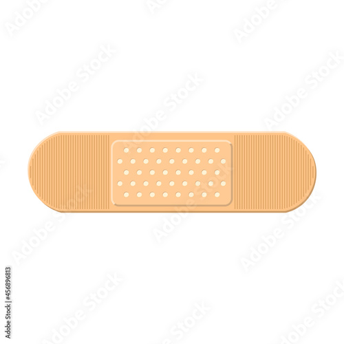 Bandage vector cartoon icon. Vector illustration bandage on white background. Isolated cartoon illustration icon of band .