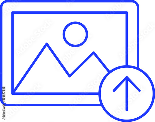 image upload Isolated Vector icon which can easily modify or edit


