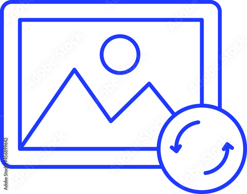 Gallery restore Isolated Vector icon which can easily modify or edit

