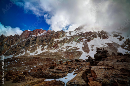 Panorama of Schalbus-Dag mountain, Dagestan, Caucasus Russia