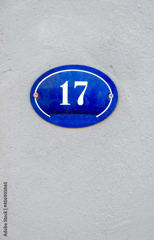 number on wall number on wall