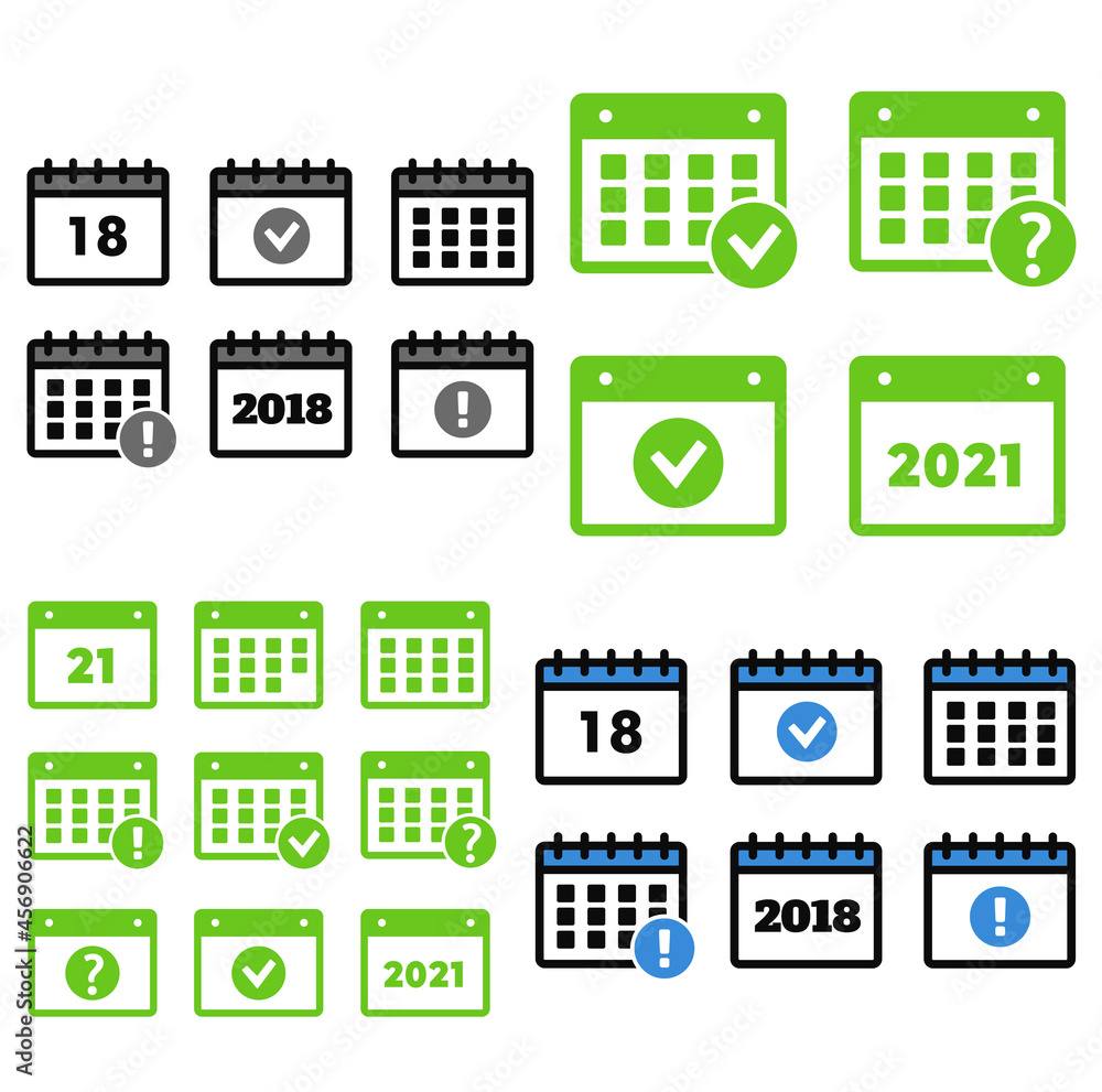 Calendar Icons. Event add delete progress Calendar Icons. Event add delete progress
