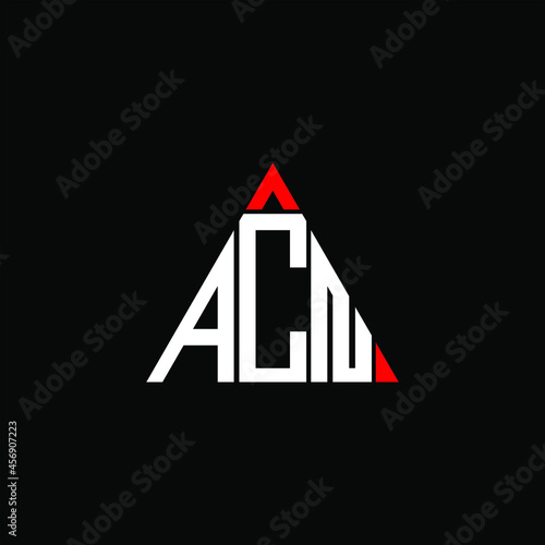 ACN letter logo creative design. ACN unique design
