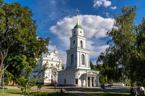 The Assumption Cathedral and his bell tower in Poltava photo