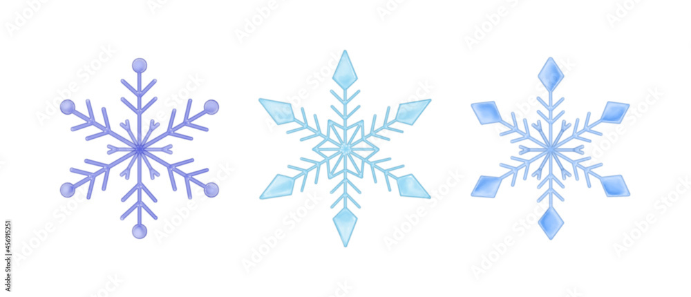 雪の結晶 イラスト素材 Stock Illustration Adobe Stock