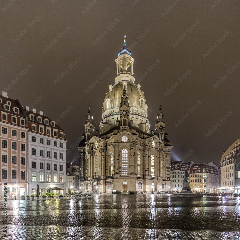 Frauenkirche Dresden Nachtfotografie