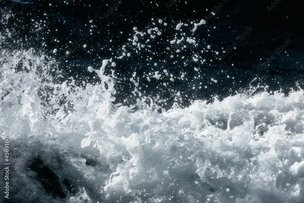 water splash on black water splash on black