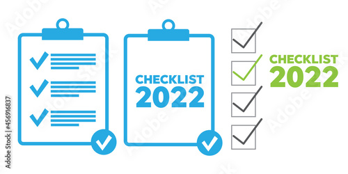 Clipboard checklist flat design. Check list vector illustration