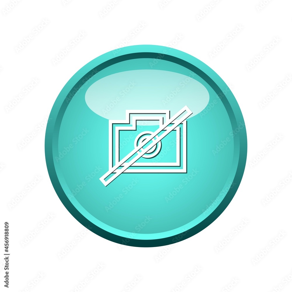camera off icon graphic vector design camera off icon graphic vector design