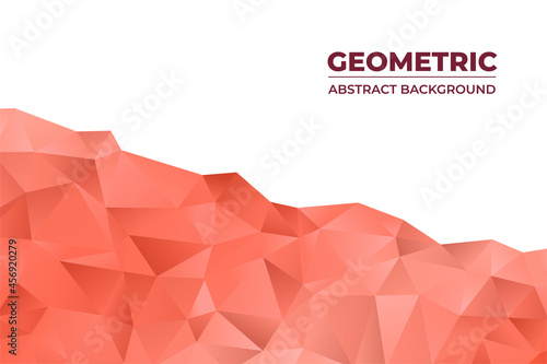 Geometric abstract background with triangle polygon