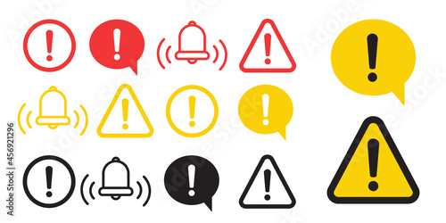 Danger sign design. Caution error icon.