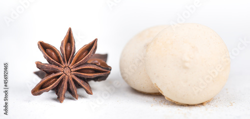 Anis biscuits, german traditional christmas sweets