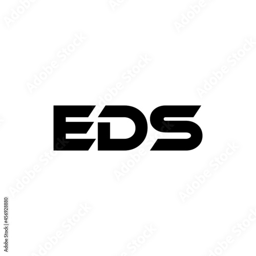 EDS letter logo design with white background in illustrator, vector logo modern alphabet font overlap style. calligraphy designs for logo, Poster, Invitation, etc. photo