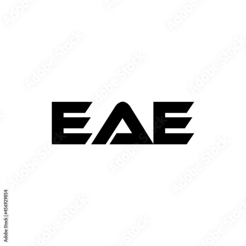 EAE letter logo design with white background in illustrator, vector logo modern alphabet font overlap style. calligraphy designs for logo, Poster, Invitation, etc.