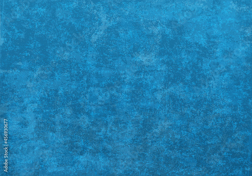 Frosty texture on a blue metal background.