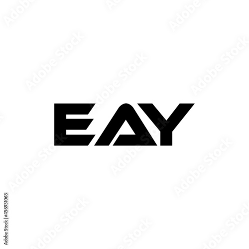 EAY letter logo design with white background in illustrator, vector logo modern alphabet font overlap style. calligraphy designs for logo, Poster, Invitation, etc.