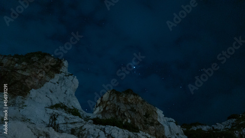 石灰岩と星景 © Masato Photography