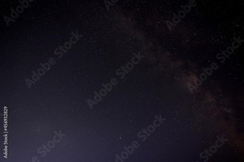 Picturesque view of starry sky at night