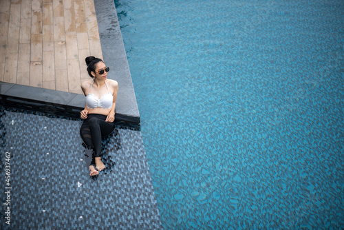 Asian woman lifestyle with ...