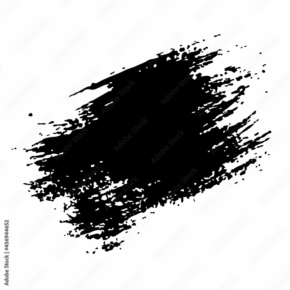 Quote Vector Abstract Grunge Brush Hand Drawn Texture in Black Color Sketch Simple Pattern isolated on White Background Grange Doodle Shape