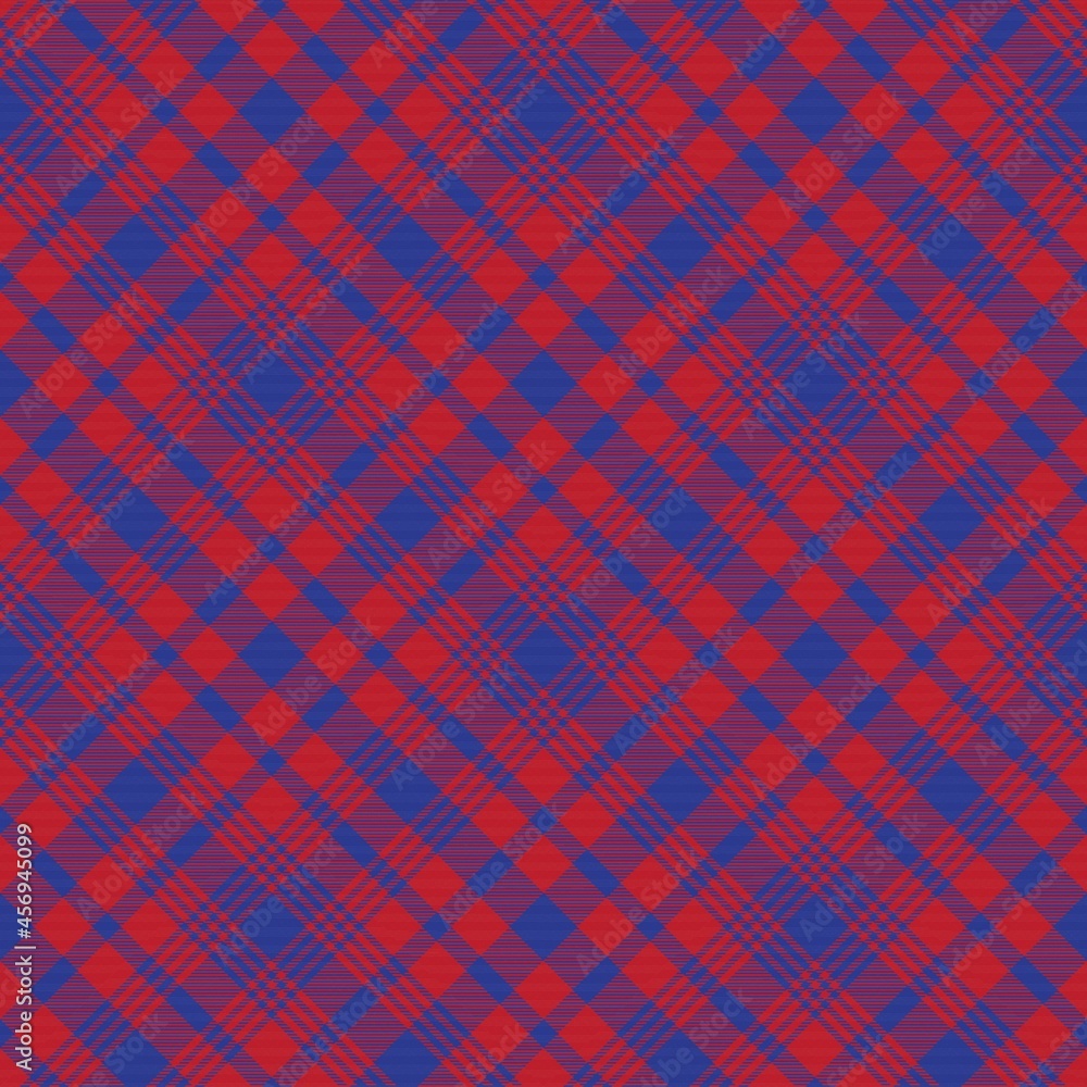 Red Navy Diagonal Plaid Tartan textured Seamless Pattern Design Red Navy Diagonal Plaid Tartan textured Seamless Pattern Design