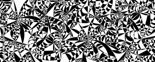 abstraction pattern, geometric shapes, optical illusion, illustration of an background