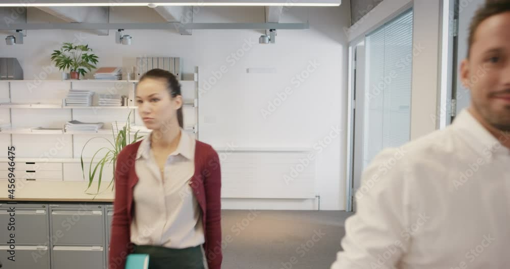 Sexy new woman walking into office interested men and nasty women looking slow motion walk POV shot concept series Sexy new woman walking into office interested men and nasty women looking slow motion walk POV shot concept series