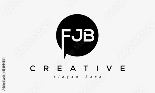 FJB creative circle letters logo design victor photo