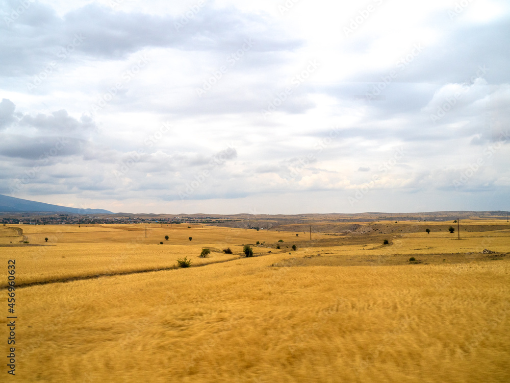 Rural landscapes along the roads of Cappadocia Rural landscapes along the roads of Cappadocia