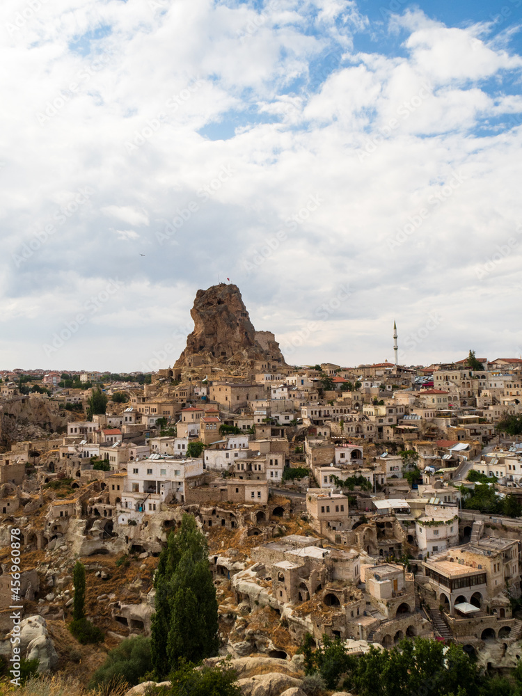 View of the Uchisar fortress, Turkey