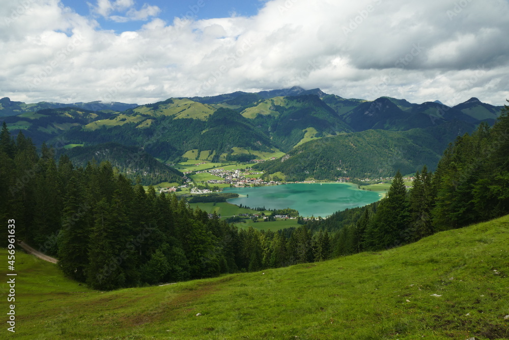 Fototapeta premium Aussicht auf den Walchsee