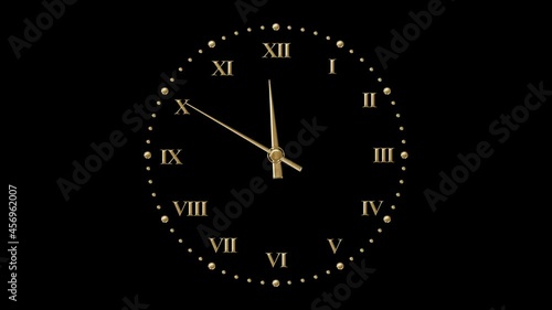 Classic watch dial. Alpha channel.