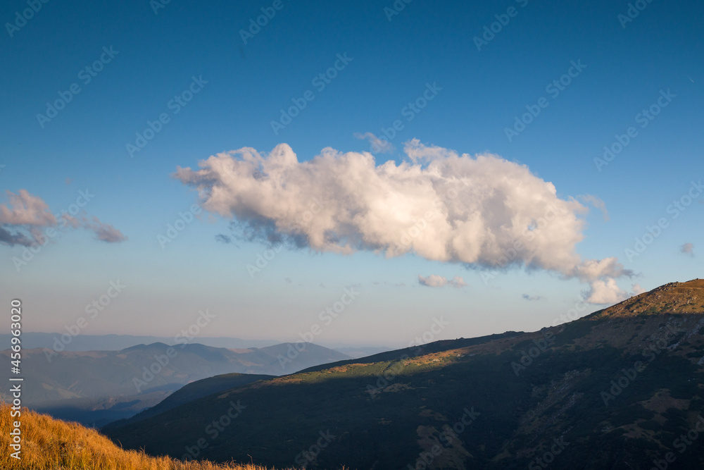 summer mountain landscapes in the Carpathians