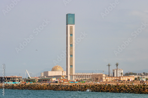 Djamaa el Djazaïr also known as the Great Mosque of Algiers It houses the world's tallest minaret and is the third-largest mosque in the world