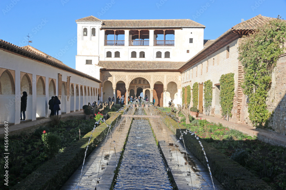 Palace of the Alhambra in Granada, Spain	