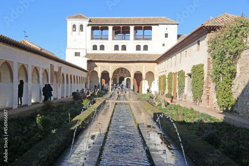 Palace of the Alhambra in Granada, Spain 