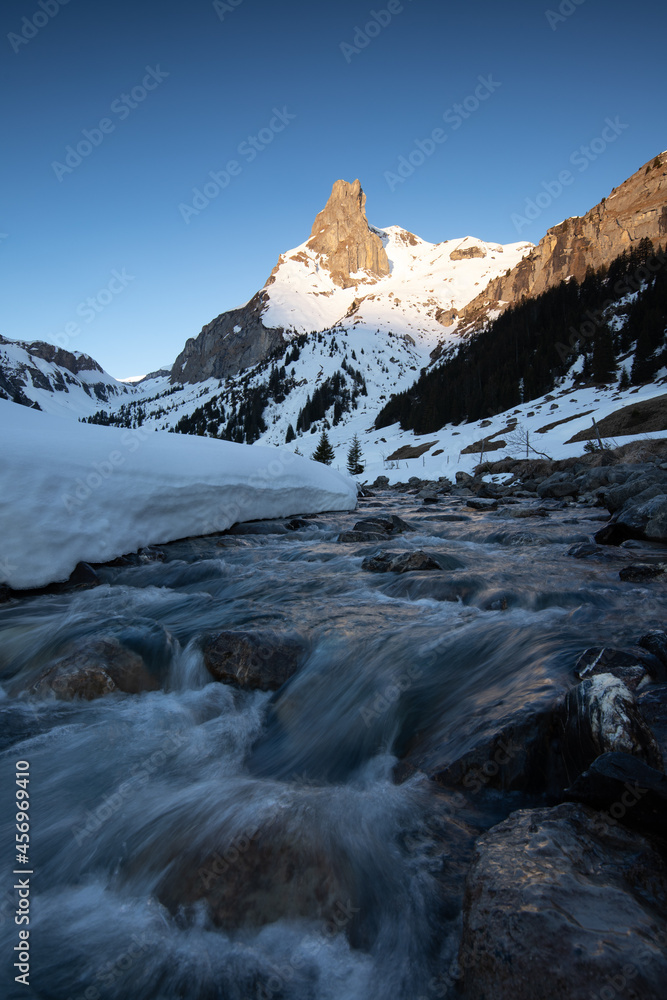 Fototapeta premium Gspaltenhorn