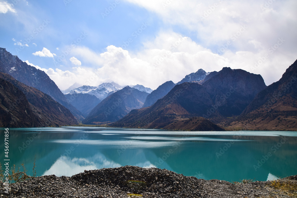 Iskanderkul Lake in Tajikistan, Five Springs Park