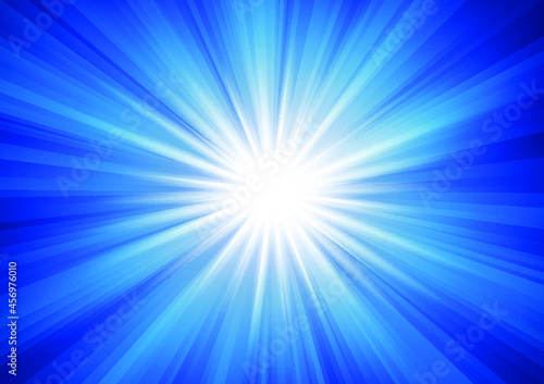 Blue radiant light beam vector
