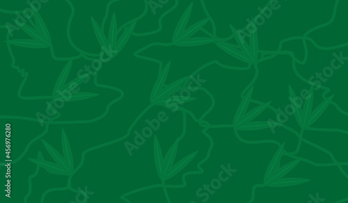 Background of bamboo leaves and twigs. Creative illustration, attractive and modern abstract background. Textures to complement your business or design needs
