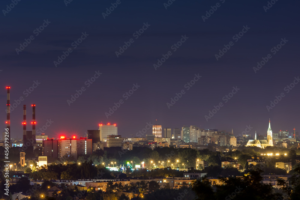 Panorama Łodzi z Rudzkiej Góry