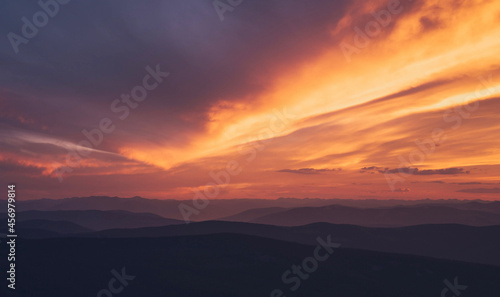 sunset in the mountains © tylermyates